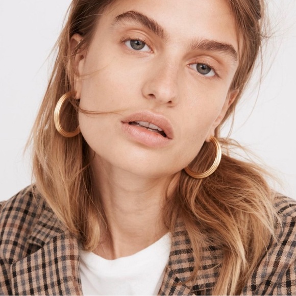 [NWT] Madewell gold Hoop Earrings - Picture 4 of 4